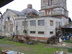 Благовещенский собор восстановлен наполовину