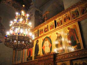 иконостас верхнего храма Благовещенского собора