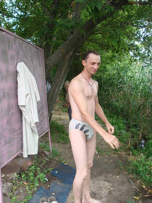 После купания в Святом источнике После купания в Святом источнике