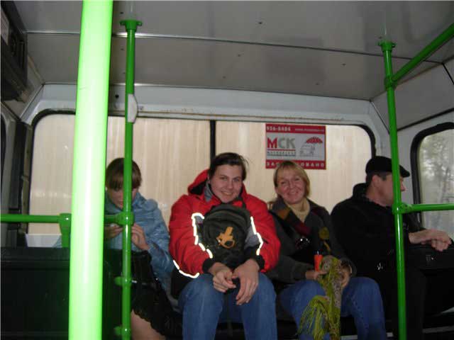 Усталые, но счастливые, мы ехали домой