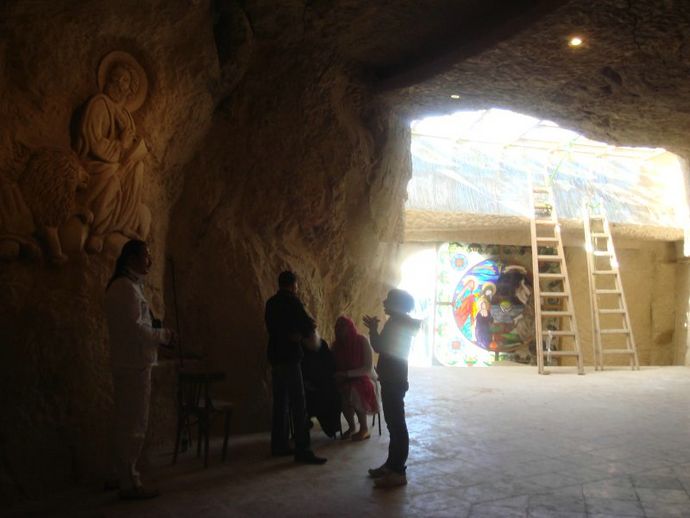 Пещерный храм монастыря Антония Великого Пещерный храм монастыря Антония Великого