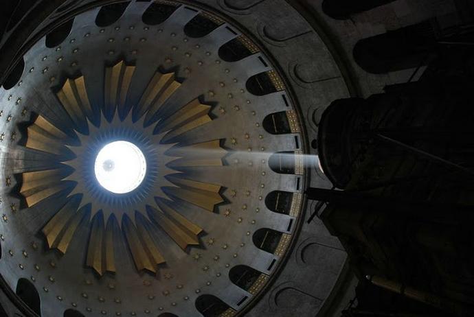 Купол над кувуклией Гроба Господня Купол над кувуклией Гроба Господня