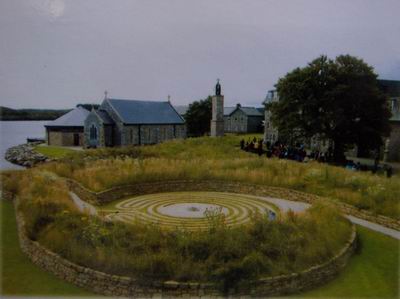 открытка для пилигримов с видом острова