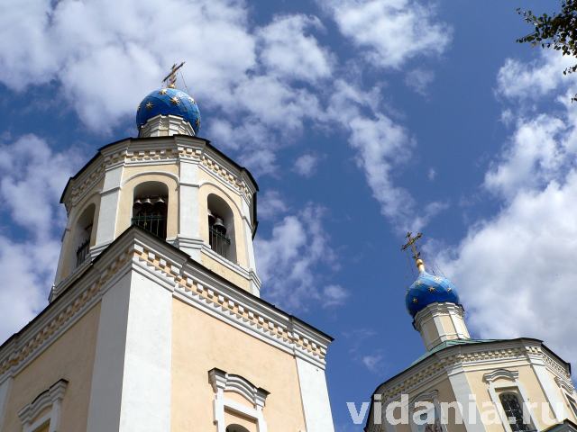 Чеховский район, Новоселки, церковь Успения Пресвятой Богородицы, купола