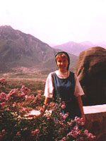 Автор в монастыре св. Николая Анопавса. Автор в монастыре св. Николая Анопавса.