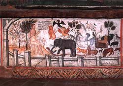 Адам дает имена животным. Феофан Критский, 1527 г. Адам дает имена животным. Феофан Критский, 1527 г.